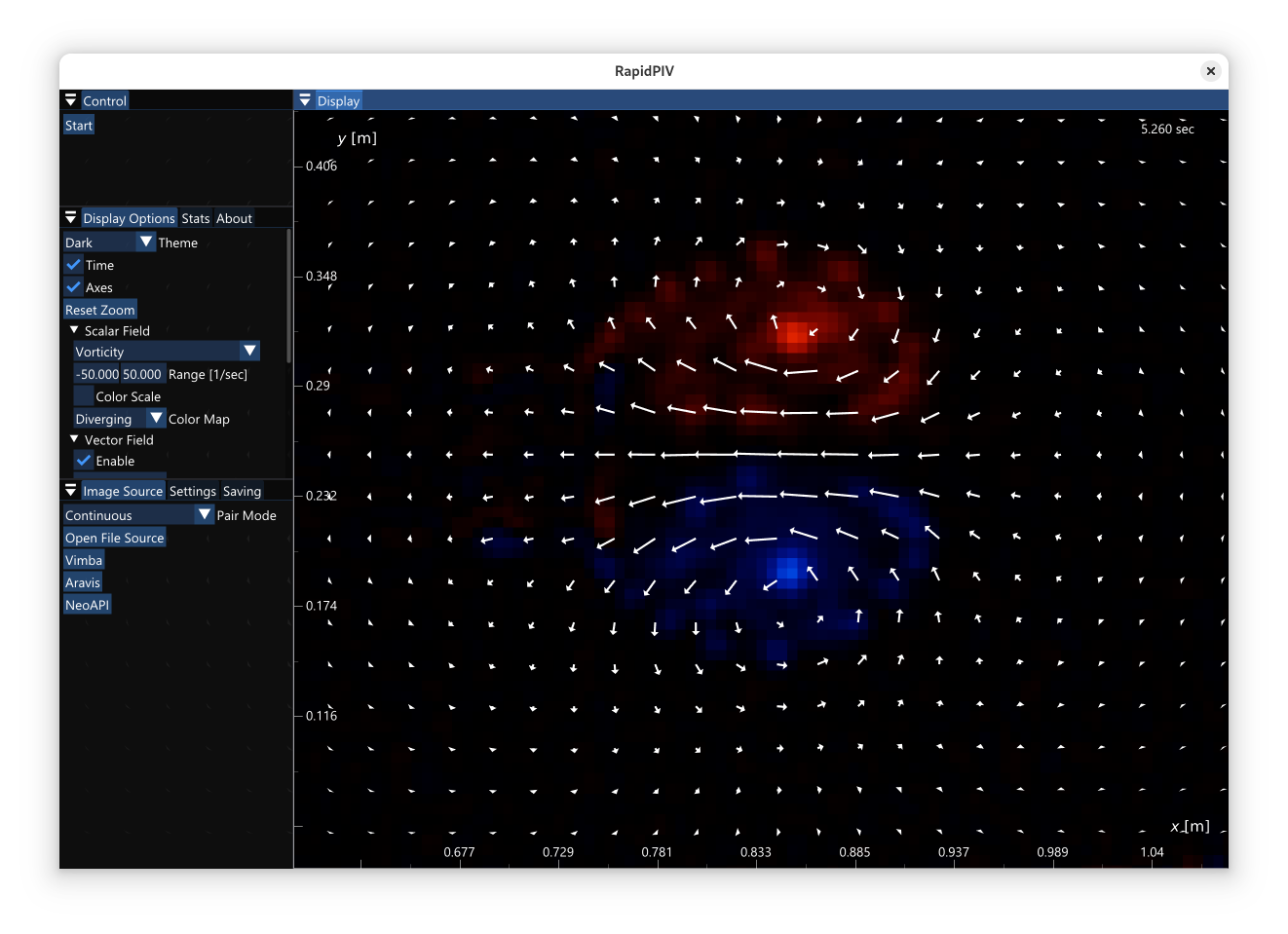RapivPIV Screenshot